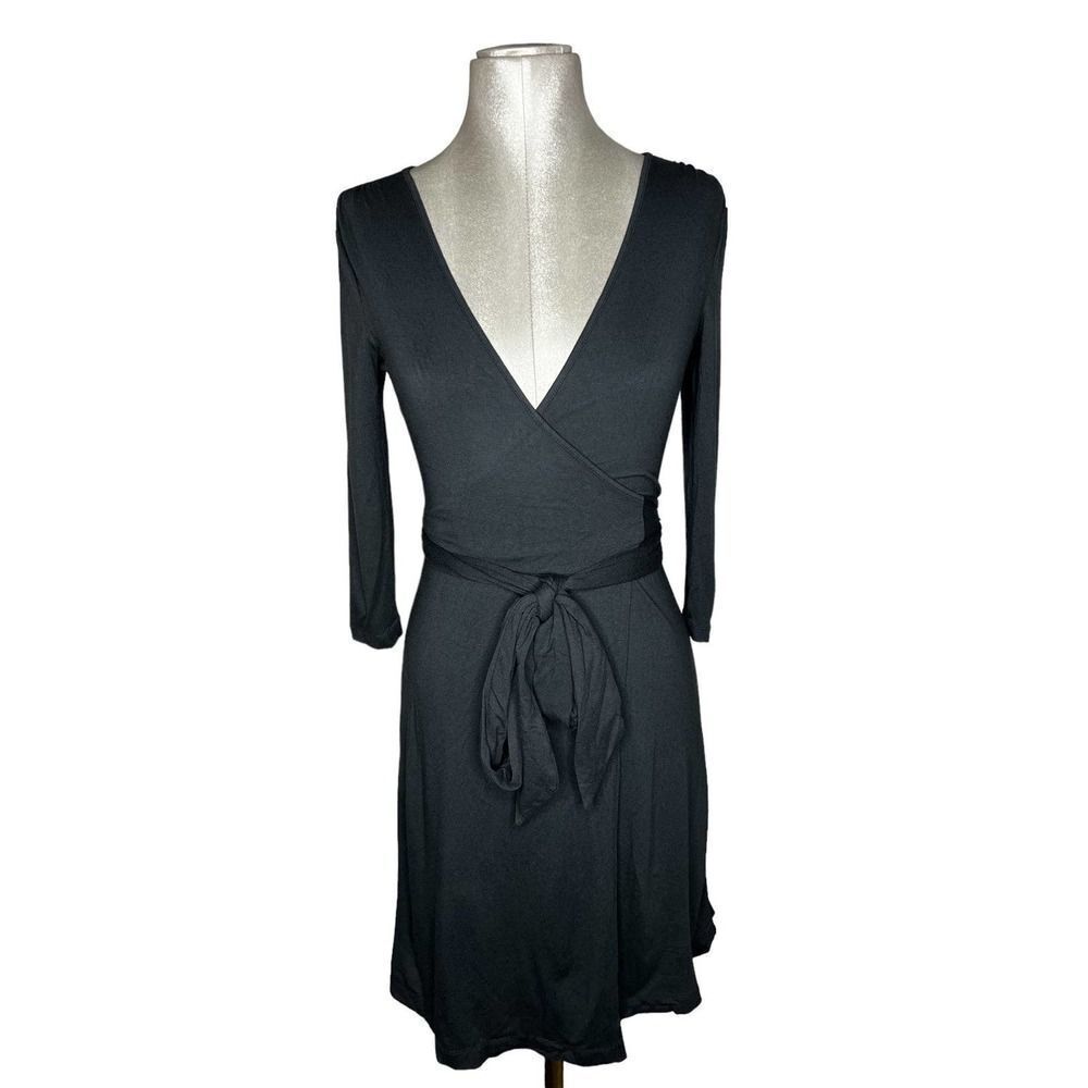 Banana Republic Sz XXS Wrap Black Dress with Tie